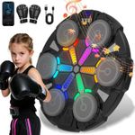 Bluetooth Music Boxing Machine Wall Mounted Music Boxing Trainer for Kids Adults