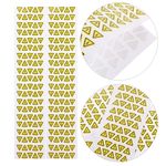 Reusable Yellow Electric Hazard PVC Sticker High Voltage Warning Sign for Safety