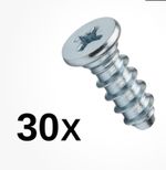 GENUINE IKEA Screws For HEMNES, BRIMNES, MALM Ranges┃116894 X 30 ; 14x6mm Size