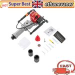 52cc Petrol Pile Driver Fence T Post Driver Knocker Push Pile Hand Rammer 2.3hp