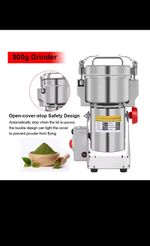 2400W Electric Grain Grinder Cereal Mill Flour Powder High Speed Machines 800g