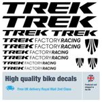 Trek Factory Racing decals labels stickers 5+ years external quality (28pack)