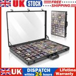 Card Show Display Case Portable Tabletop Showcase Large Sports Cards Collection