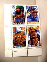 SCOTT STAMP # 3083-3086 FOLK HEROES 32 CENT PLATE BLOCK - MNH