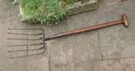 Vintage Beet Fork, potato, 6 Prong, manure fork, sippet. SPEAR & JACKSON.