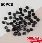 50PCS X Rubber Pin Backs for Badge Backs Butterfly Clutch Locking QUICK DELIVERY