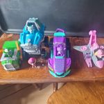 PAW Patrol Mixed Lot Figures & Vehicles - Rocky, Everest, Skye Plastic