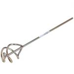 Mixing Paddle Mixer 60 x 320 x 6mm ROUNDED Shank Paint Whisk Stirrer G51
