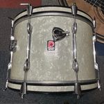 Vintage Premier 22''x 14'' Bass Drum / Mahog / White Marine Pearl