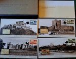 Royal Mail Castle Stamp Ingot Set STERLING SILVER Stamp Collection 25.58g Each