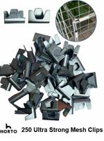 250 Large Wire Mesh Clips - Gabions, Cage making, Mesh Panels *UK MADE* CT 35
