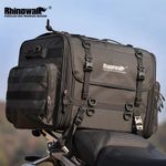Motorcycle Tail Bag Waterproof Expandable 19L-60L Rear Rack Travel Bag