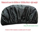 Waterproof winch cover for 6000lbs to 12000lbs Universal large Oxford nylon