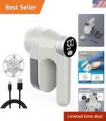 Fabric Shaver, Rechargeable Lint Remover, Electric Portable Sweater Defuzzer ...