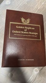 Golden Replicas of United States Stamps in 22K Gold