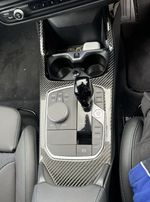 Real Carbon Fibre Interior Centre Console Gear Trim fits BMW 1 2 Series F40 F44