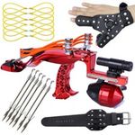 Fishing Slingshot Elastic Hunting Arrow Rest Bow Laser Catapult Crossbow
