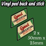 Castrol Wakefield lubrication service vintage jug pourer oil can Vinyl sticker #