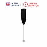 IKEA PRODUKT Milk Frother Handheld Coffee Whisk Latte Cappuccino Matcha LADDA AA