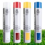 Line Marker Aerosol Spray Paint 750ml Autochoice Survey Marker Sports Field Road