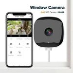 Window Camera 3MP Full-Color Night Vision  2.4/5GHz Wi-Fi Indoor