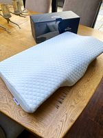 Groove The Original Groove Pillow Memory Foam Ergonomic Neck Support White