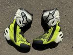 Toni Elias Alpinestars signed boots 2011 Honda Moto GP