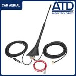 Antenna Roof Mount DAB FM Bee Sting Universal Amplified SMB ISO Car Aerial 2in1