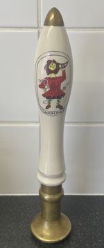 Rare vintage Buckleys  brewery Llanelly Hand Pull Ale Pump Tap Handle Very Cool