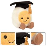 2026 Jellycat Cute Graduation Boiled Egg Soft Doll Comes Free Dust Bag Brand New
