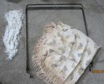 Dolls Pram Sun Canopy Frame, Fits Silver Cross