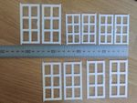 Not Triang Doll House Spare Window White Thin Med and Small