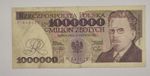 Poland Banknote 1000000 zlotych 1991 One Milion Zl  VF Very Fine 