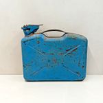 Vintage 1960s Bellino Blue Jerry Fuel Can – 5L | Automobilia