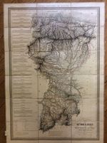 DUFOUR ADELPHE HIPPOLYTE - MAP OF THE R.NO DE LEON AND THE PRINCIPALITY OF ASTURIAS.