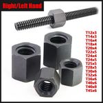 45# Steel Leadscrew Hex Nut T12-T45 Right/Left Hand Trapezoidal Thread Lead Nuts