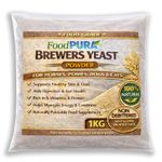 FoodPURA 1KG Brewers Yeast Powder NON De Bittered Human Grade PURE Supplement