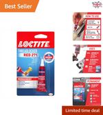 Effortless Metal Sealing – Loctite Threadlocker Red 271, 0.2 oz for Strong Hold