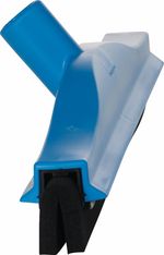 Vikan 77523 400mm Floor Squeegee w/Replacement Cassette and Handle Blue
