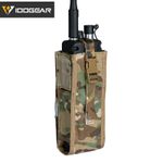 IDOGEAR Tactical Radio Pouch Walkie Talkie Carrier MOLLE MBITR PRC148 152 Camo