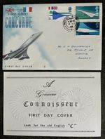 RAF Cover / Aviation - CONCORDE 1st Flight - PM 3rd March 1969 - BA, Air France