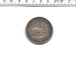 1947 SOUTH AFRICA GENUINE 80.0% SILVER EF CONDITION FIVE SHILLINGS (692)