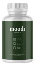 moodi - Supports Focus - One Months supply - 60 Capsules - Vegan