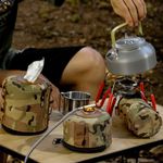 Ultralight Outdoor Camouflage Camping Gas Tank Protect Cover Air Bottle
