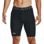 Under Armour HeatGear Pocket Long Mens Short Compression Tights Black Gym Shorts