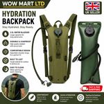 3L Camelbak Camping Backpack Bladder Tactical Hydration Hiking Bag Pack Water