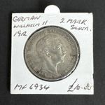 Kingdom Of Prussia 1912 - 3 Mark Coin - King Wilhelm II / William II 