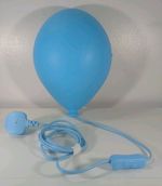 IKEA Dromminge Blue Balloon Shaped Bedside Wall Lamp Light Bedroom Nursery 30cm