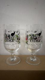 Old Mout Limited Edition Cider Pint Glass 568ml NEW Set of 2