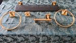 Vintage Top Quality gold plated bathroom / toilet fittings
